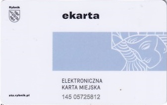 Communication of the city: Rybnik (Polska) - ticket reverse