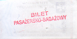 Communication of the city: Rzeszów (Polska) - ticket reverse