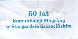 Communication of the city: Stargard (Polska) - ticket reverse