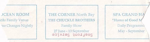 Communication of the city: Scarborough (Wielka Brytania) - ticket reverse