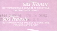 Communication of the city: Singapore (Singapur) - ticket abverse. cena 150$