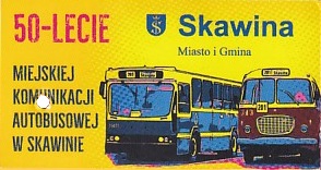 Communication of the city: Skawina (Polska) - ticket abverse. bilet okolicznościowy