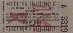 Communication of the city: Southampton (Wielka Brytania) - ticket abverse