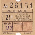 Communication of the city: Stalybridge (Wielka Brytania) - ticket abverse