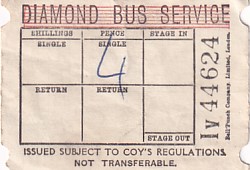 Communication of the city: Stanley (Wielka Brytania) - ticket abverse