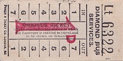 Communication of the city: Stanley (Wielka Brytania) - ticket abverse