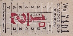 Communication of the city: Stanley (Wielka Brytania) - ticket abverse