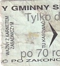 Communication of the city: Starachowice (Polska) - ticket abverse. <IMG SRC=img_upload/_0karnet.png alt="karnet">