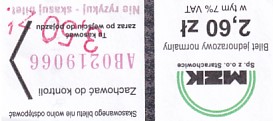 Communication of the city: Starachowice (Polska) - ticket abverse. <IMG SRC=img_upload/_przebitka.png alt=