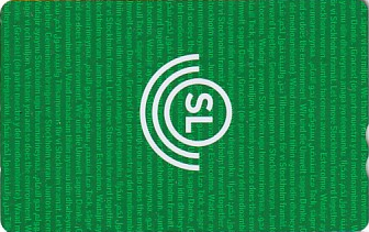 Communication of the city: Stockholm (Szwecja) - ticket abverse