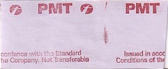 Communication of the city: Stoke-on-Trent (Wielka Brytania) - ticket abverse