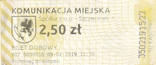 Communication of the city: Szczecinek (Polska) - ticket abverse. <IMG SRC=img_upload/_0wymiana2.png>