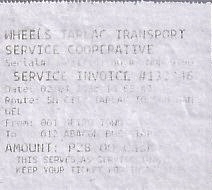 Communication of the city: Tarlac (Filipiny) - ticket abverse. <IMG SRC=img_upload/_0wymiana2.png>