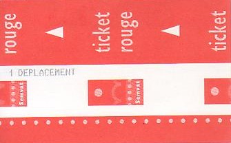Communication of the city: Toulouse (Francja) - ticket abverse