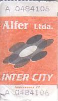 Communication of the city: La Ligua (Chile) - ticket abverse
