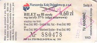 Communication of the city: Warszawa (Polska) - ticket abverse. <IMG SRC=img_upload/_przebitka.png alt="przebitka">