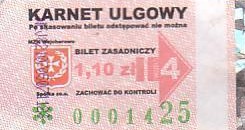 Communication of the city: Wejherowo (Polska) - ticket abverse. <IMG SRC=img_upload/_0karnet.png alt="karnet"><IMG SRC=img_upload/_0blad.png alt="błąd"> błąd ortograficzny! MZK Wej<b>ch</b>erowo nad herbem