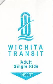 Communication of the city: Wichita (Stany Zjednoczone) - ticket abverse