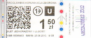Communication of the city: Wrocław (Polska) - ticket abverse. <IMG SRC=img_upload/_0wymiana3.png><IMG SRC=img_upload/_0wymiana2.png>