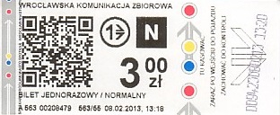 Communication of the city: Wrocław (Polska) - ticket abverse. <IMG SRC=img_upload/_0wymiana3.png> <IMG SRC=img_upload/_0wymiana2.png>