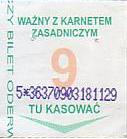 Communication of the city: Zgierz (Polska) - ticket abverse. <IMG SRC=img_upload/_0karnet.png alt="karnet">