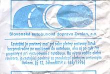 Communication of the city: Zvolen (Słowacja) - ticket reverse