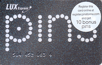 Communication of the city: (międzymiastowe EST) (Estonia) - ticket abverse. <IMG SRC=img_upload/_chip.png alt="plastikowa karta elektroniczna, karta miejska"> karta pokryta brokatowym hologramem