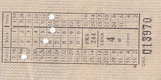 Communication of the city: (PKS) (Polska) - ticket abverse. 