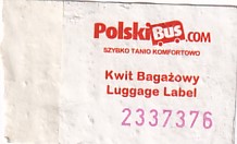 Communication of the city: (międzymiastowe PL) (Polska) - ticket abverse. naklejka