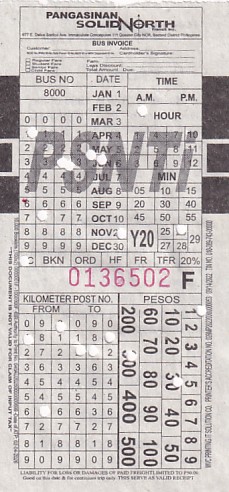 Communication of the city: (międzymiastowe Filipiny) (Filipiny) - ticket abverse. <IMG SRC=img_upload/_0wymiana2.png>