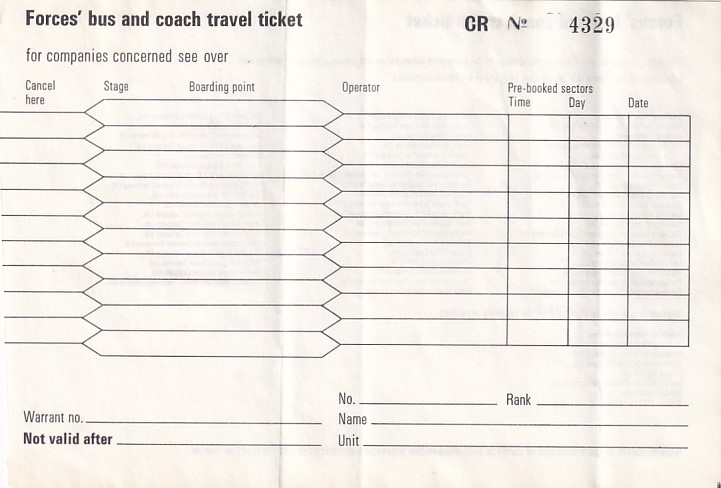 Communication of the city: (międzymiastowe brytyjskie) (Wielka Brytania) - ticket abverse. 