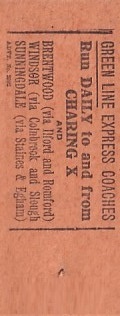 Communication of the city: (międzymiastowe brytyjskie) (Wielka Brytania) - ticket reverse