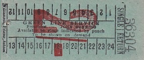 Communication of the city: (międzymiastowe brytyjskie) (Wielka Brytania) - ticket abverse. 