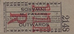 Communication of the city: Louth (Wielka Brytania) - ticket abverse