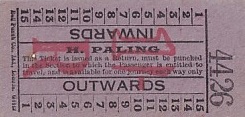 Communication of the city: Louth (Wielka Brytania) - ticket abverse